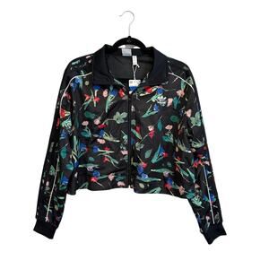 Adidas Floral Jacket  Black Large